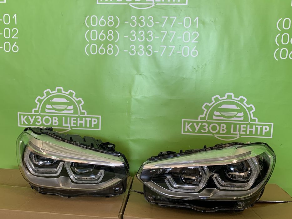 Фари Full Led BMW X3 G01 / X4 G02 2017 - 2021 НАЛИЧИЕ фара adaptive