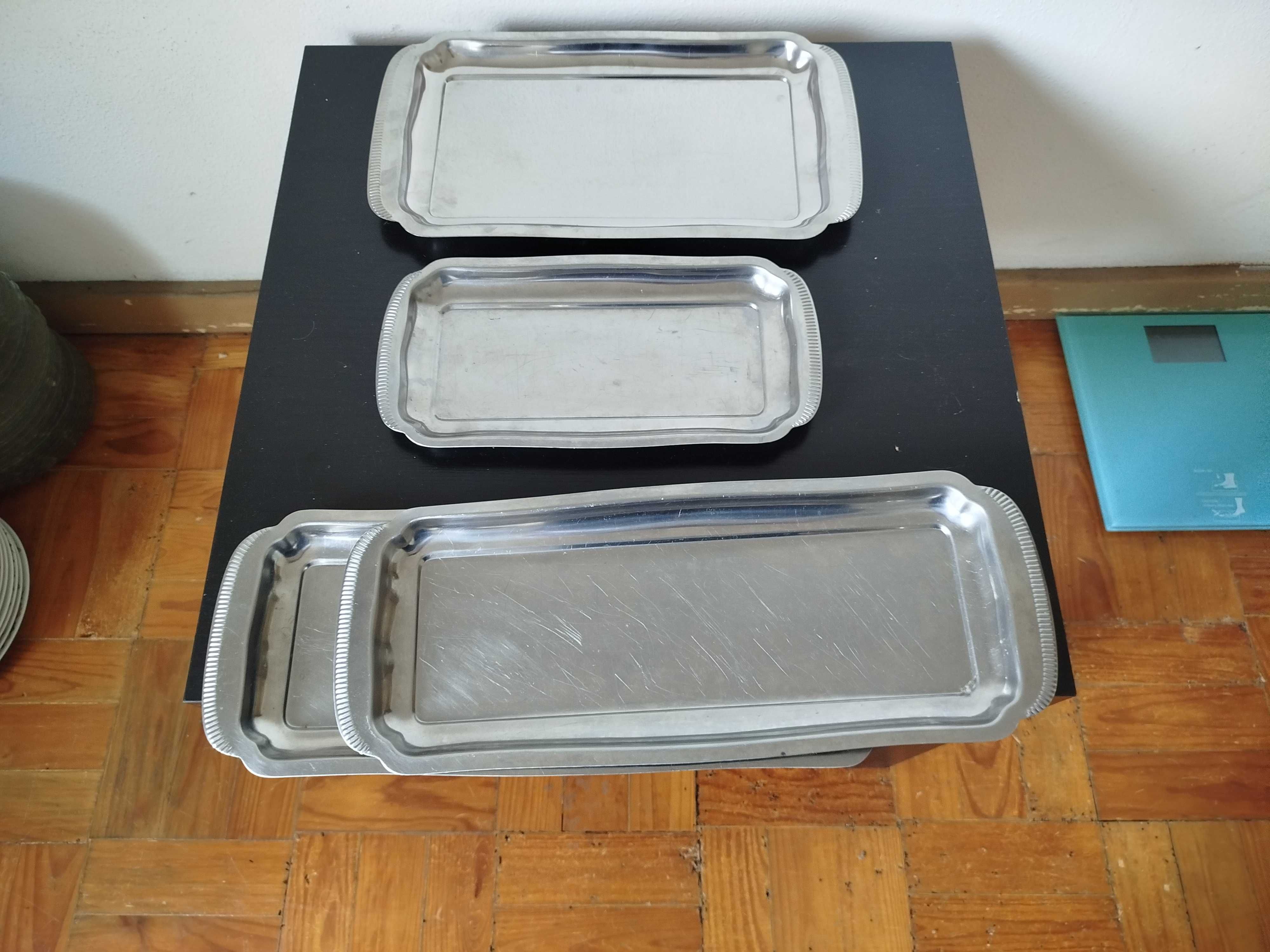 Conjunto de tabuleiros em inox