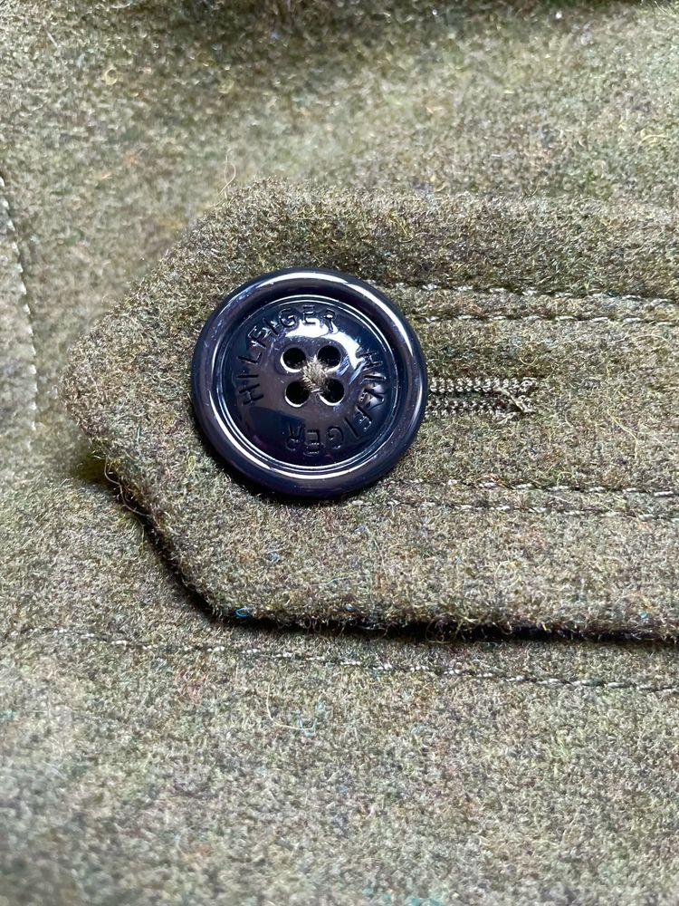 Tommy Hilfiger wełniany płaszcz/bosmanka