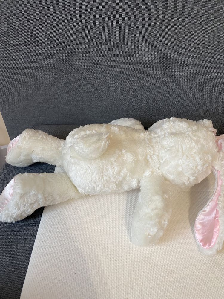 Easter Bunny Króliczek wielkanocny maskotka pluszak zabawka uszy biały