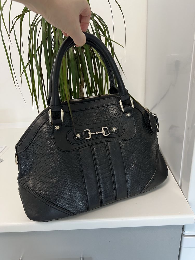 Шкіряна сумка Gucci Snake Style