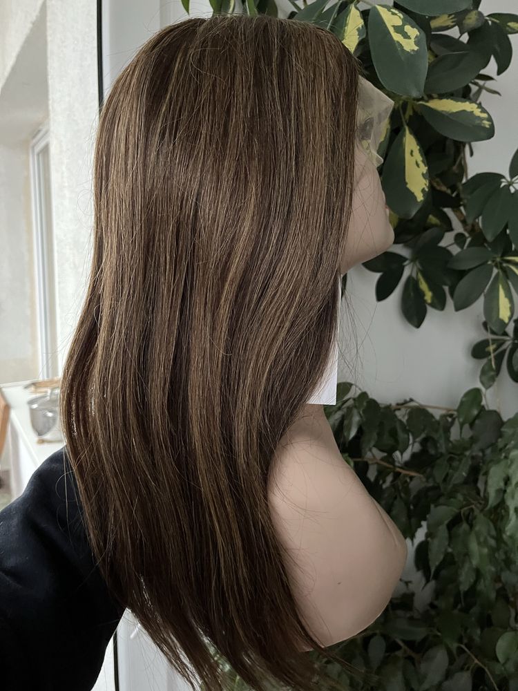 Peruka 22” braz balejaz wlosy naturalne ludzkie
