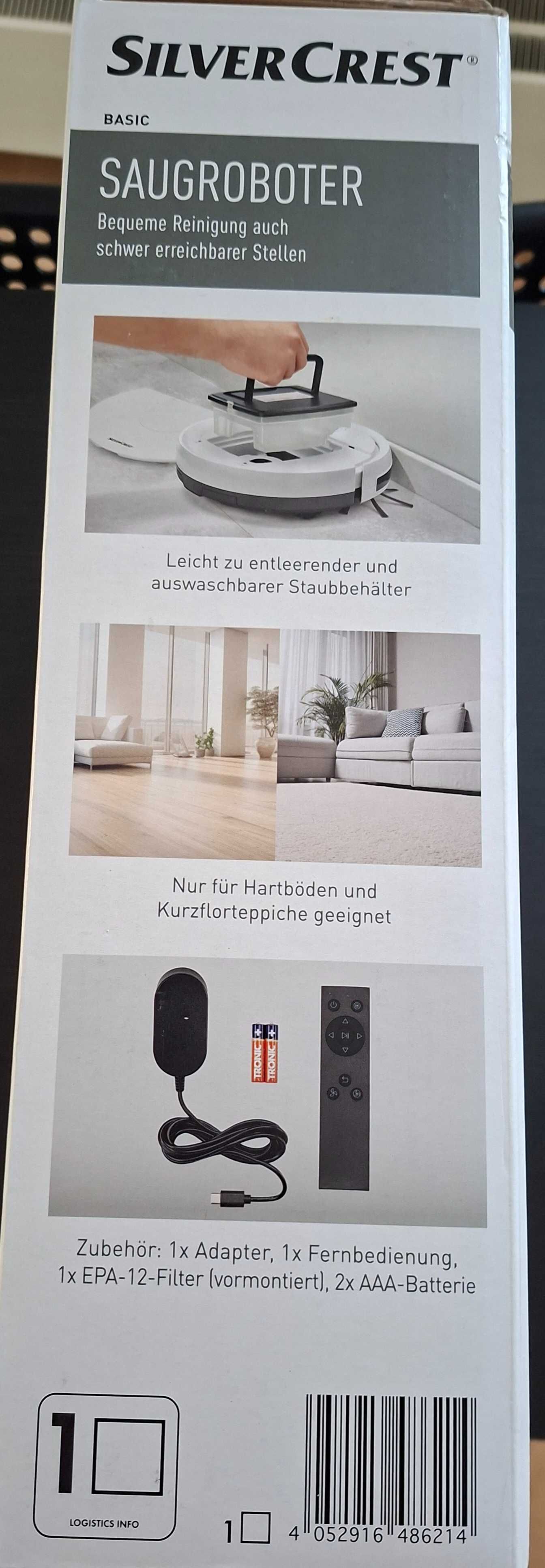Robot sprzątający SilverCrest Saugroboter Basic 55% taniej