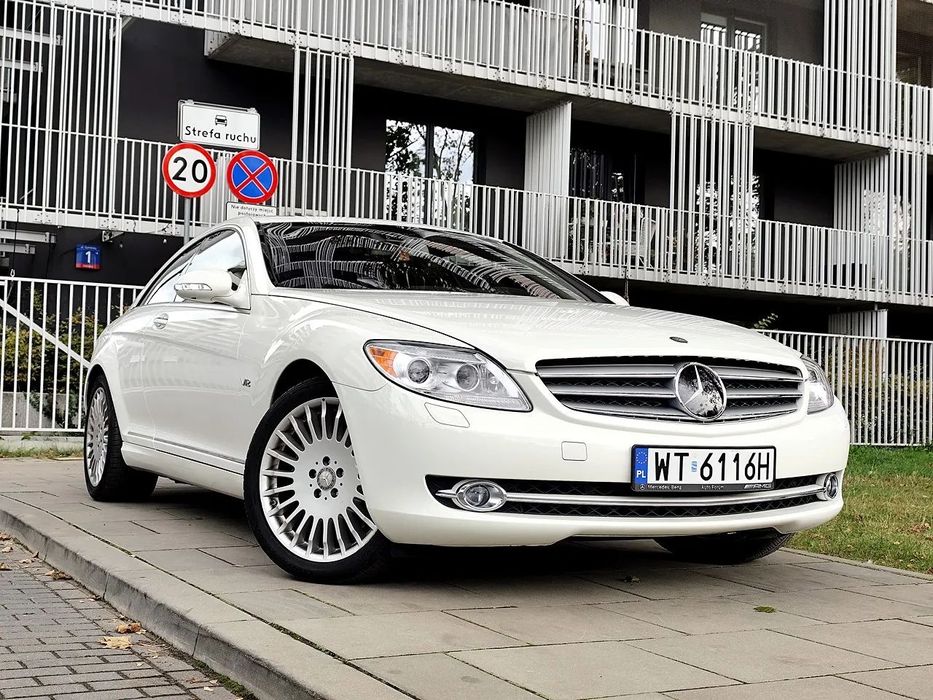 Mercedes-Benz CL 5.5 517 KM V12* Dociągi* Skóra* Wentyle* Szyber* Kamera*