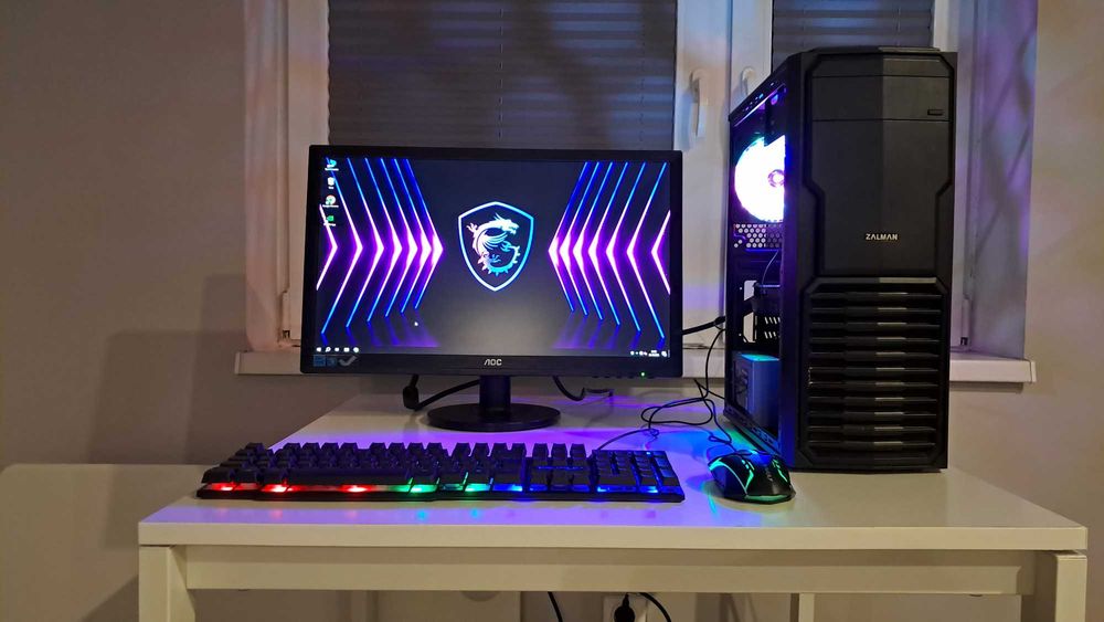 Zestaw Do Gier i5 4x3.6Ghz/GTX650-2GB/Ram-16GB/SSD+500GB/Monitor 22