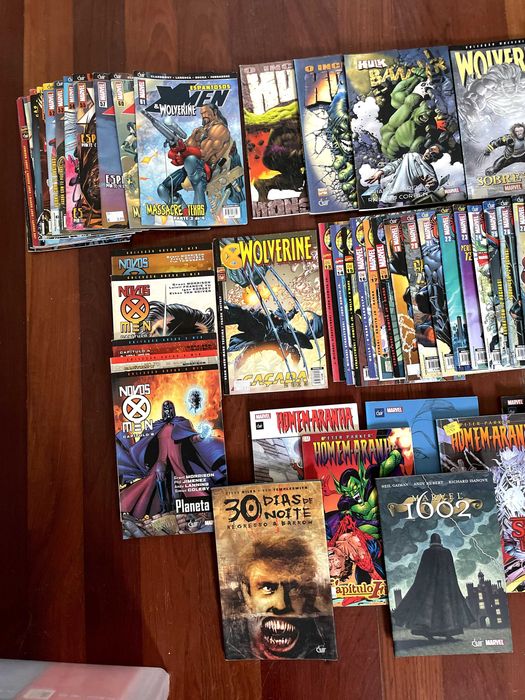 Colecção Banda Desenhada (Homem-Aranha, X-men, Hulk..) 80 livros