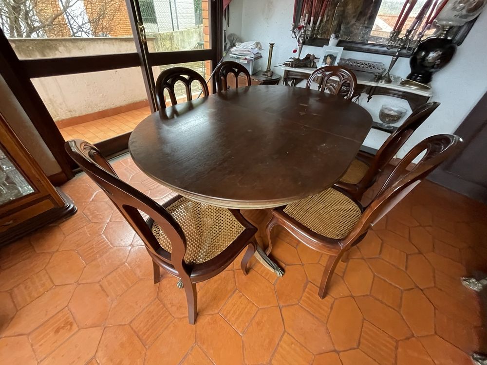 Movel Louceiro + Mesa e Cadeiras vintage