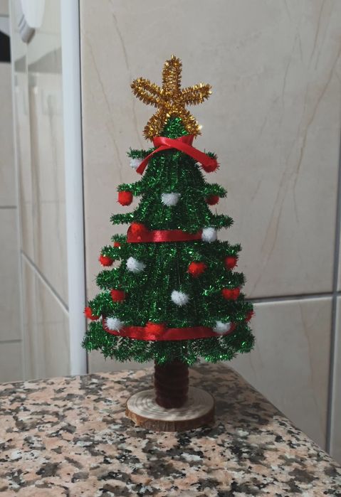 Árvore de Natal Decorativa DIY - 15cm
