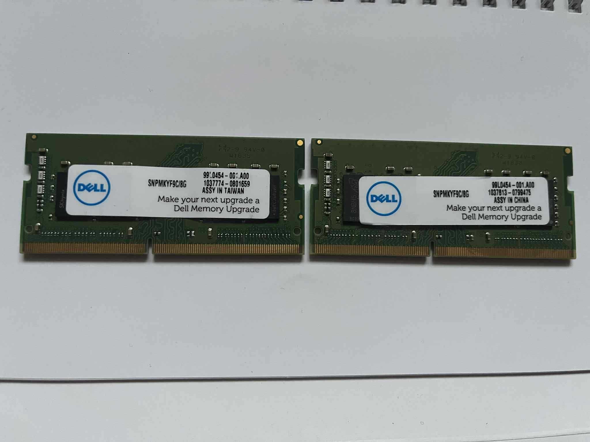 Kości RAM 8GB DDR4