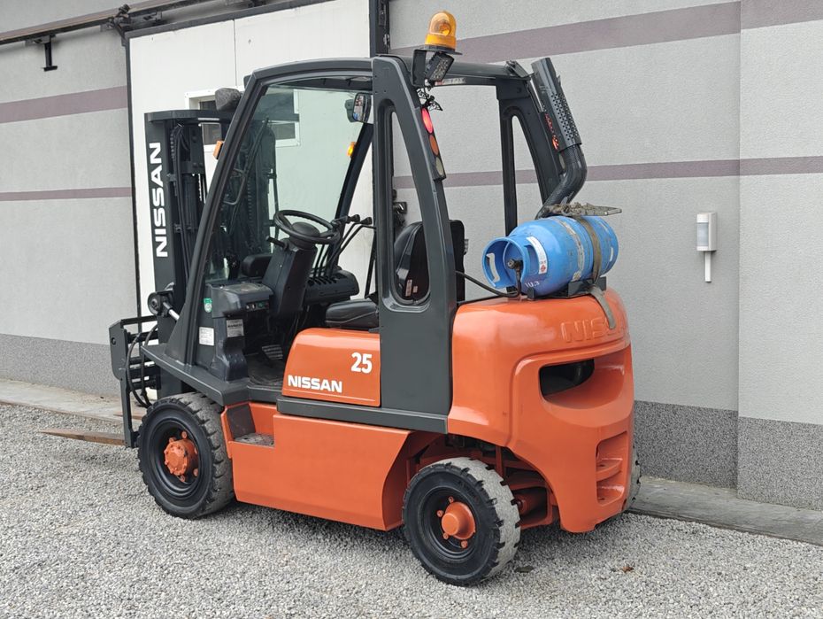Wózek Nissan FG25 2.5T Lpg Triplex 4.4m Pozycjoner 4 sekcje książkaUdt