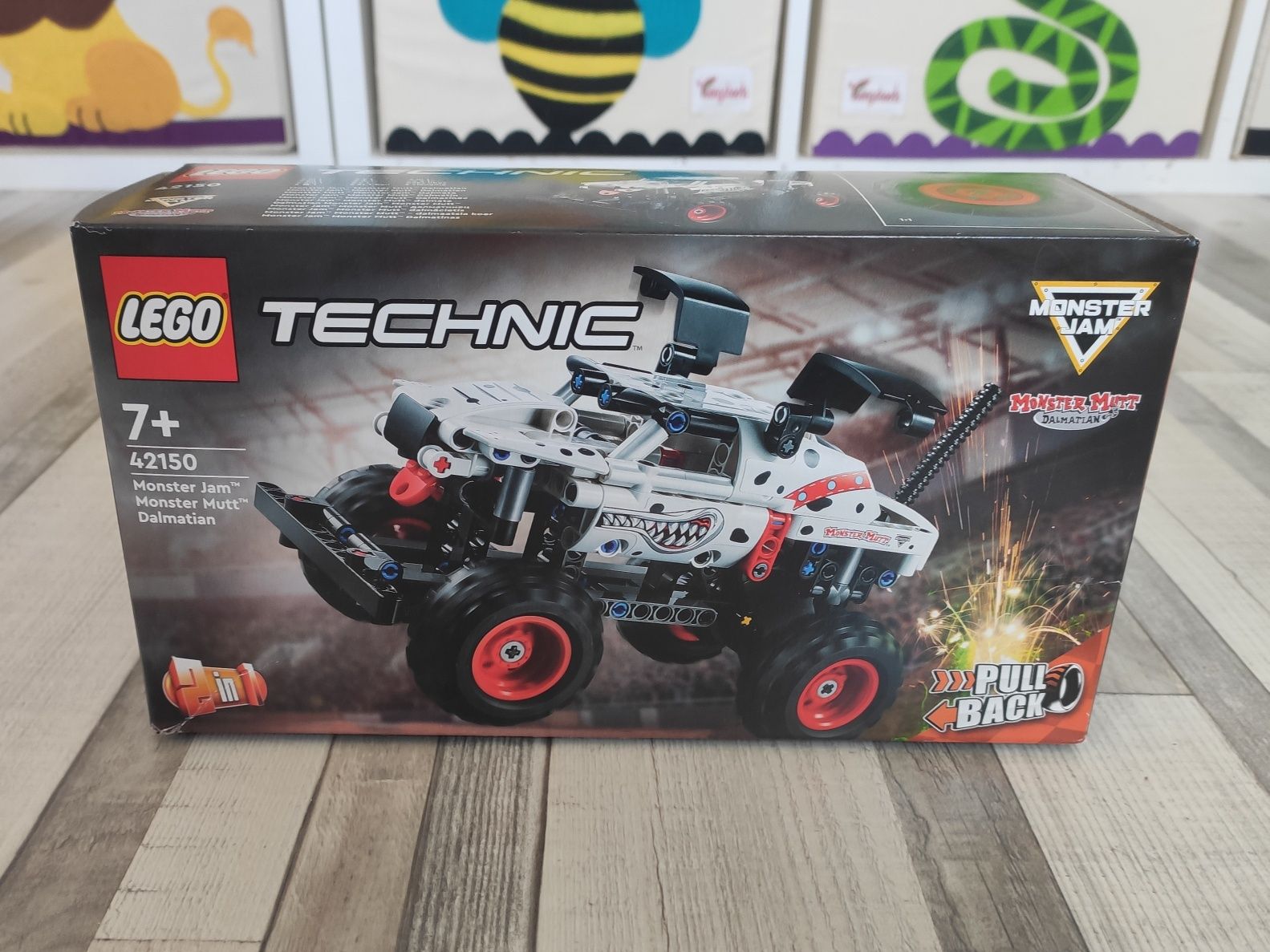 Pusty karton LEGO technic 42150 Monster Jam Monster Mutt Dalmatian