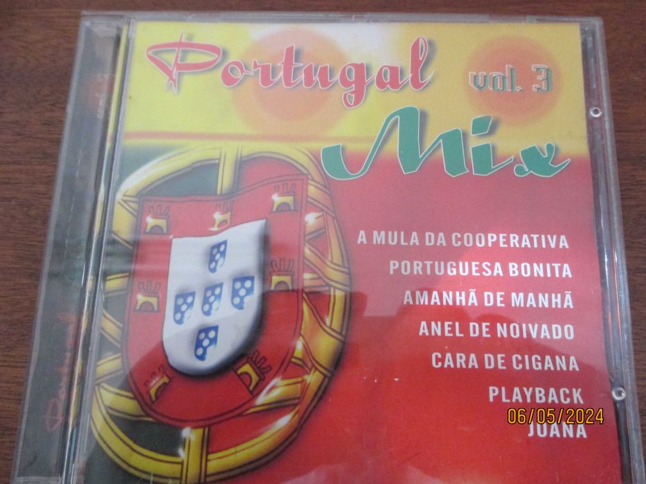3 cd's - Portugal mix vol. 3 - Portugal em festa - Disco do ano