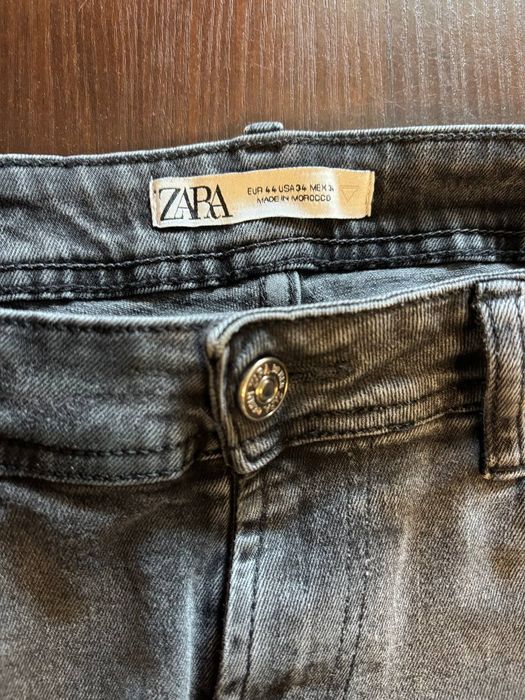 Męskie jeansy Zara, ciemnoszare