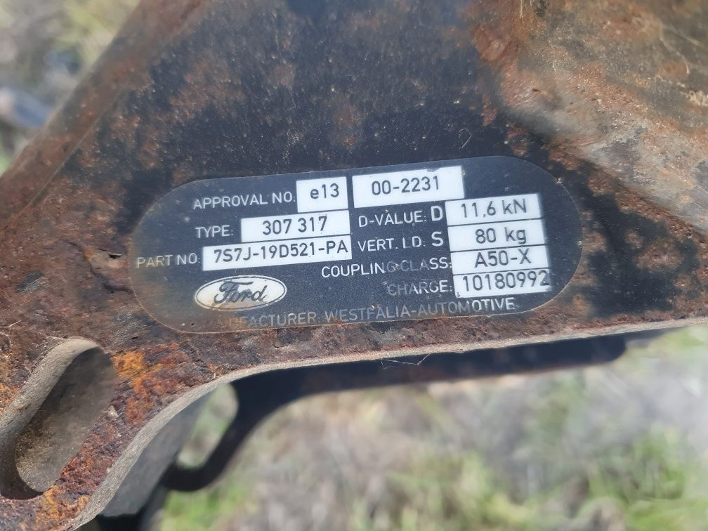 Hak do Mondeo MK4 westfalia 307326