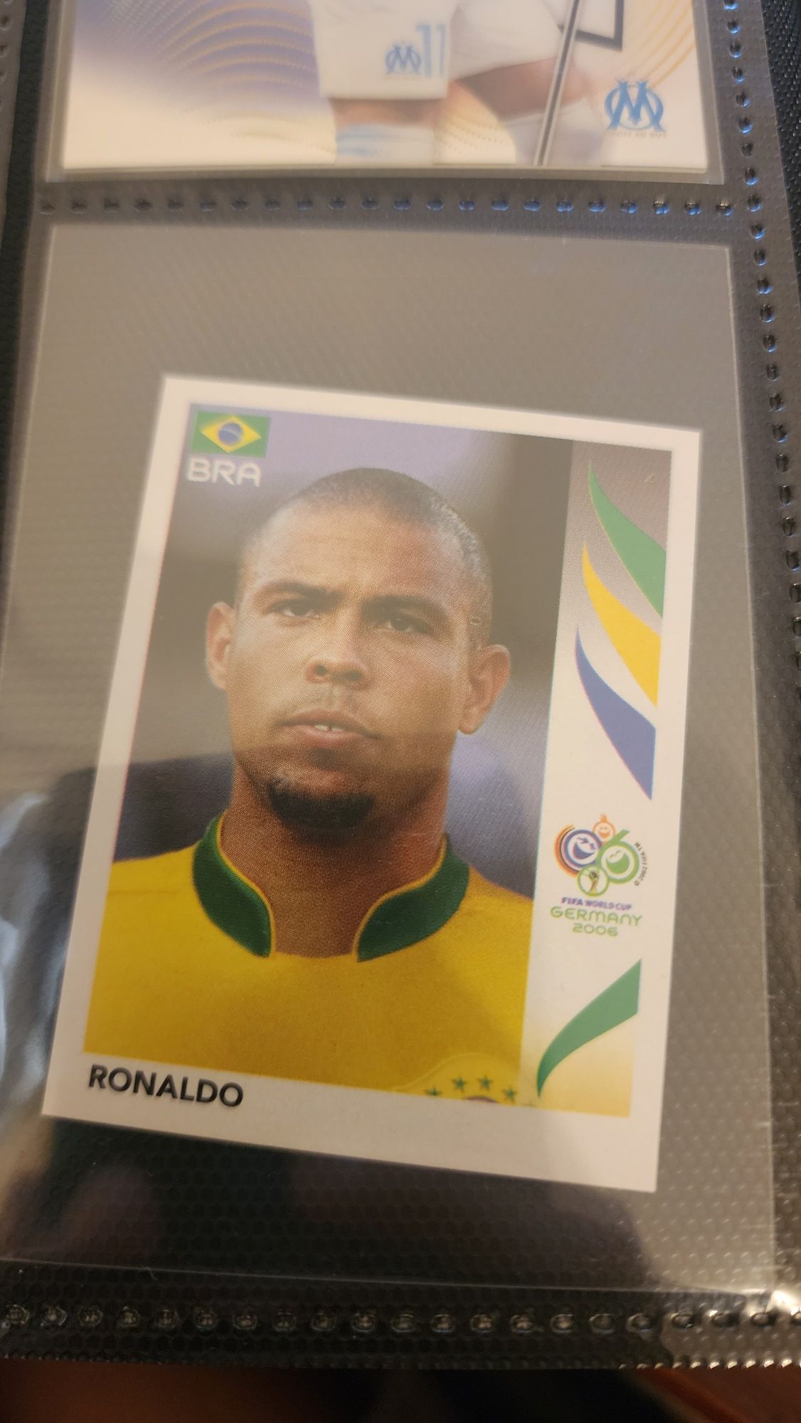 Carta ronaldo panini