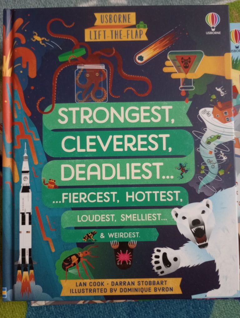 Usborne strongest, cleverest, deadliest etc.