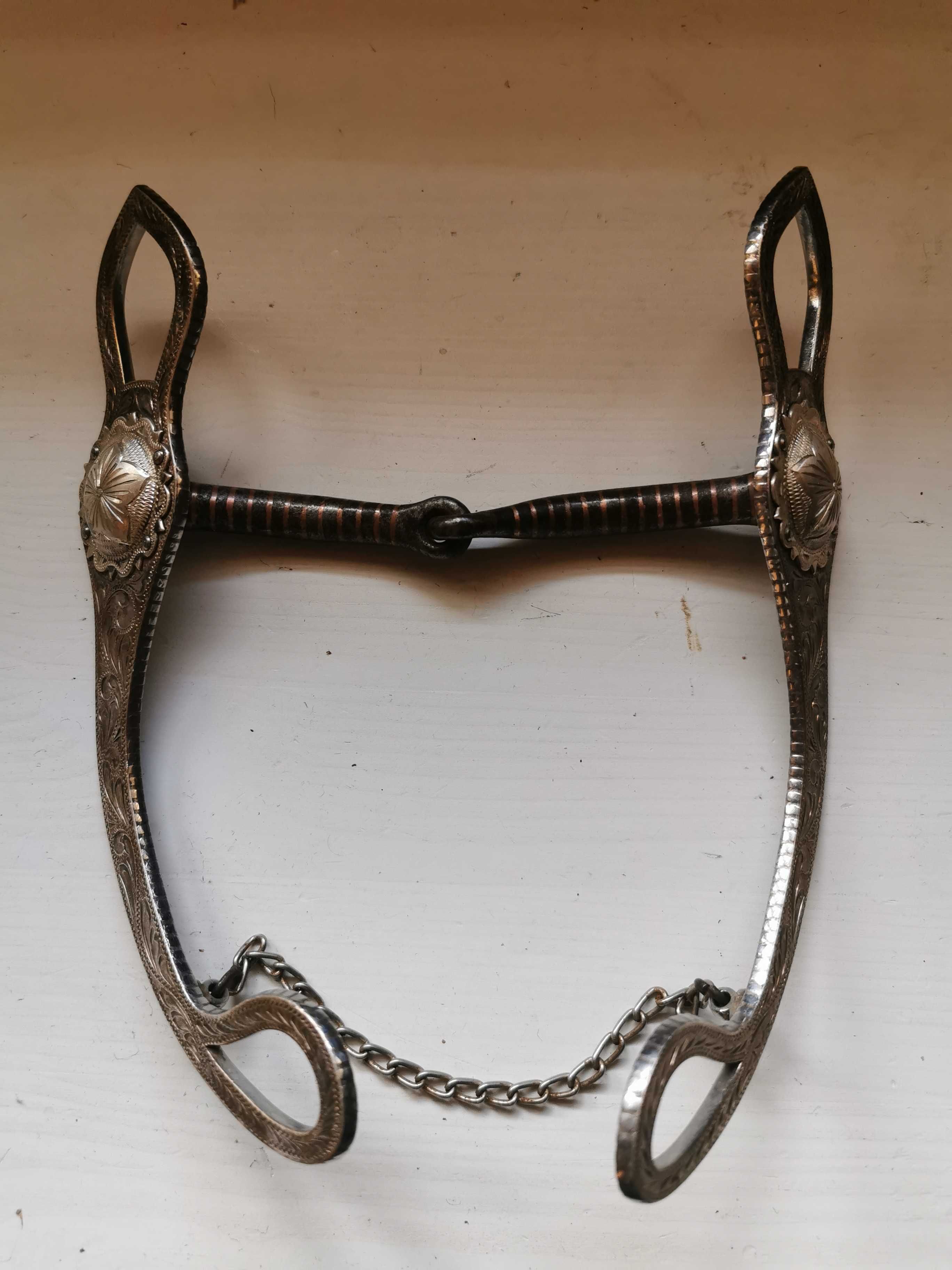 Wędzidło western Silver E. Garcia loose shanked snaffle bit