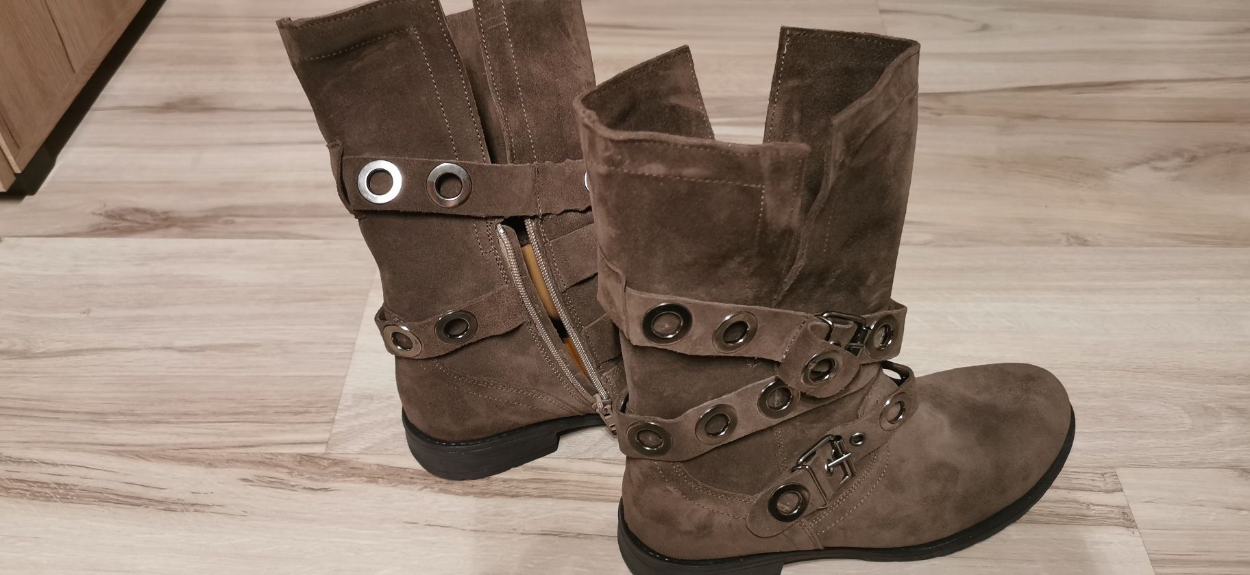 Ręcznie wykonane buty Giulio Santoro by Presto 100% skóra 40 tęgość G
