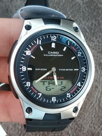 Часы мужские Casio Aw-80 WR 50M/5Bar Standard Combination Оригинал