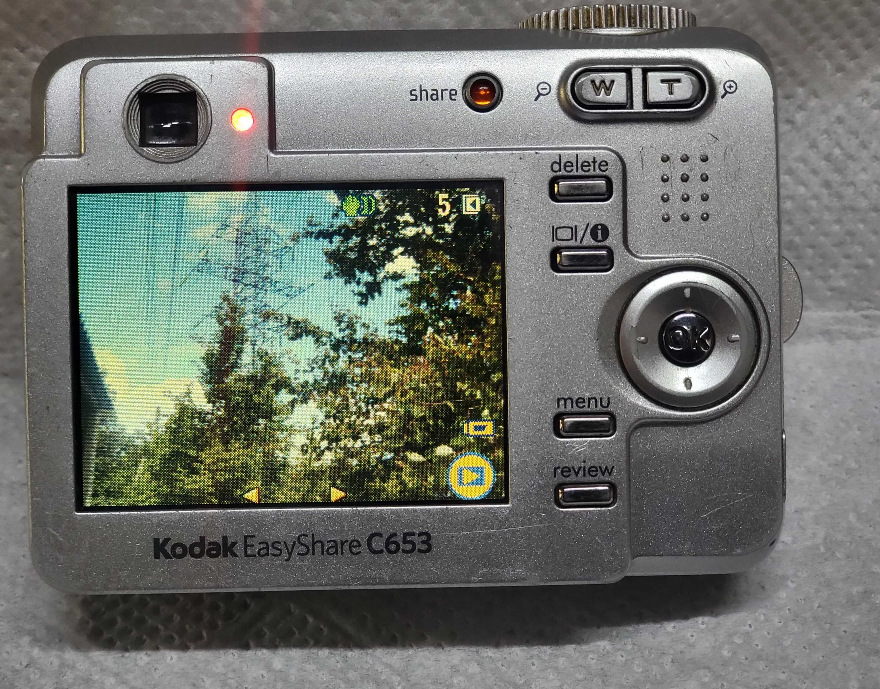 Фотоапар Kodak-C653,статуэтка,карт,фарфор,батар,sharp