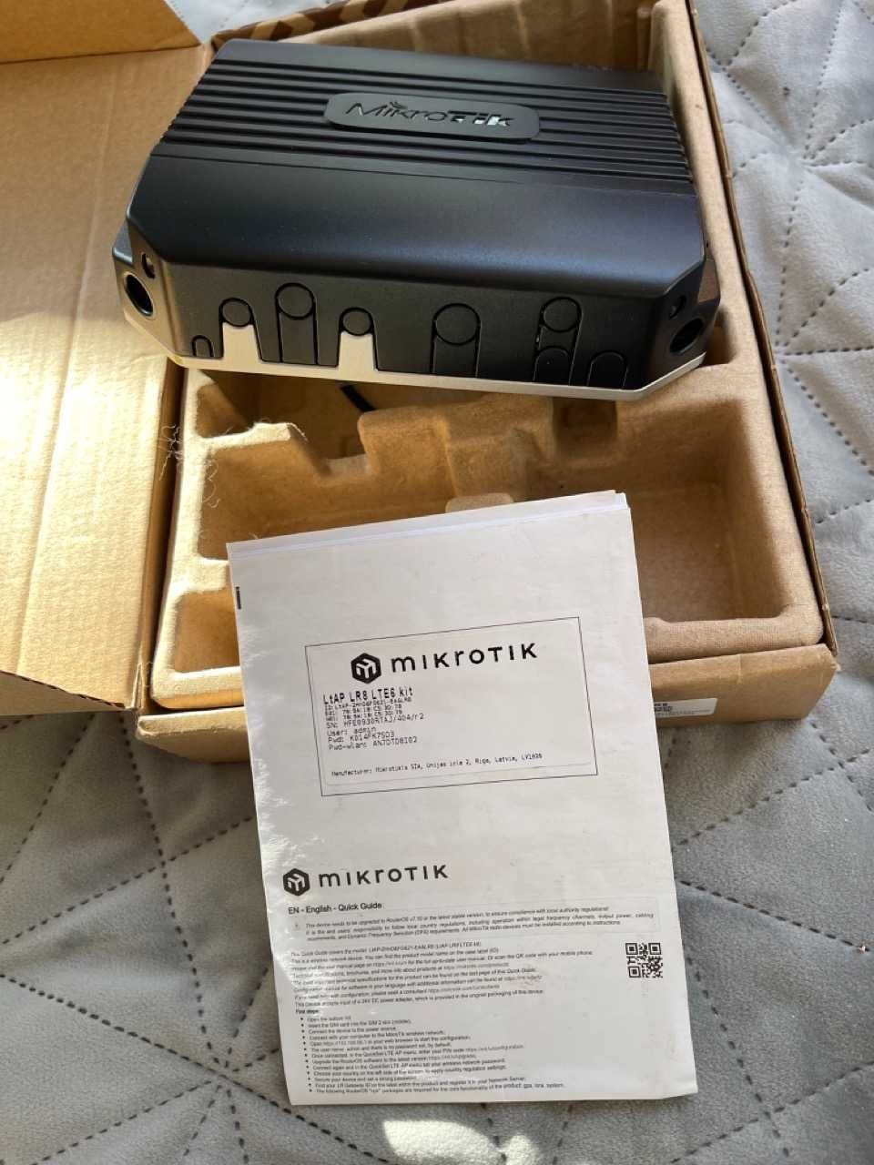 MikroTik – LtAP LR8 LTE6 kit (LTAP-2HND&FG621-EA&LR8G)