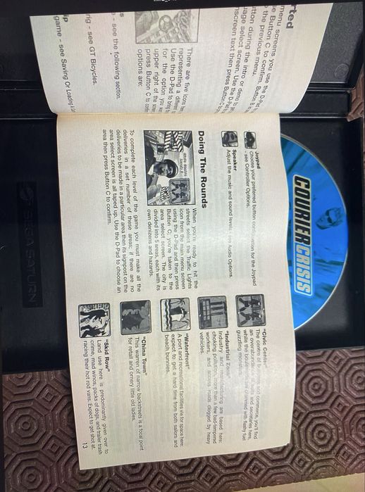 Jogo Sega Saturn – Courier Crisis - Retro Gaming