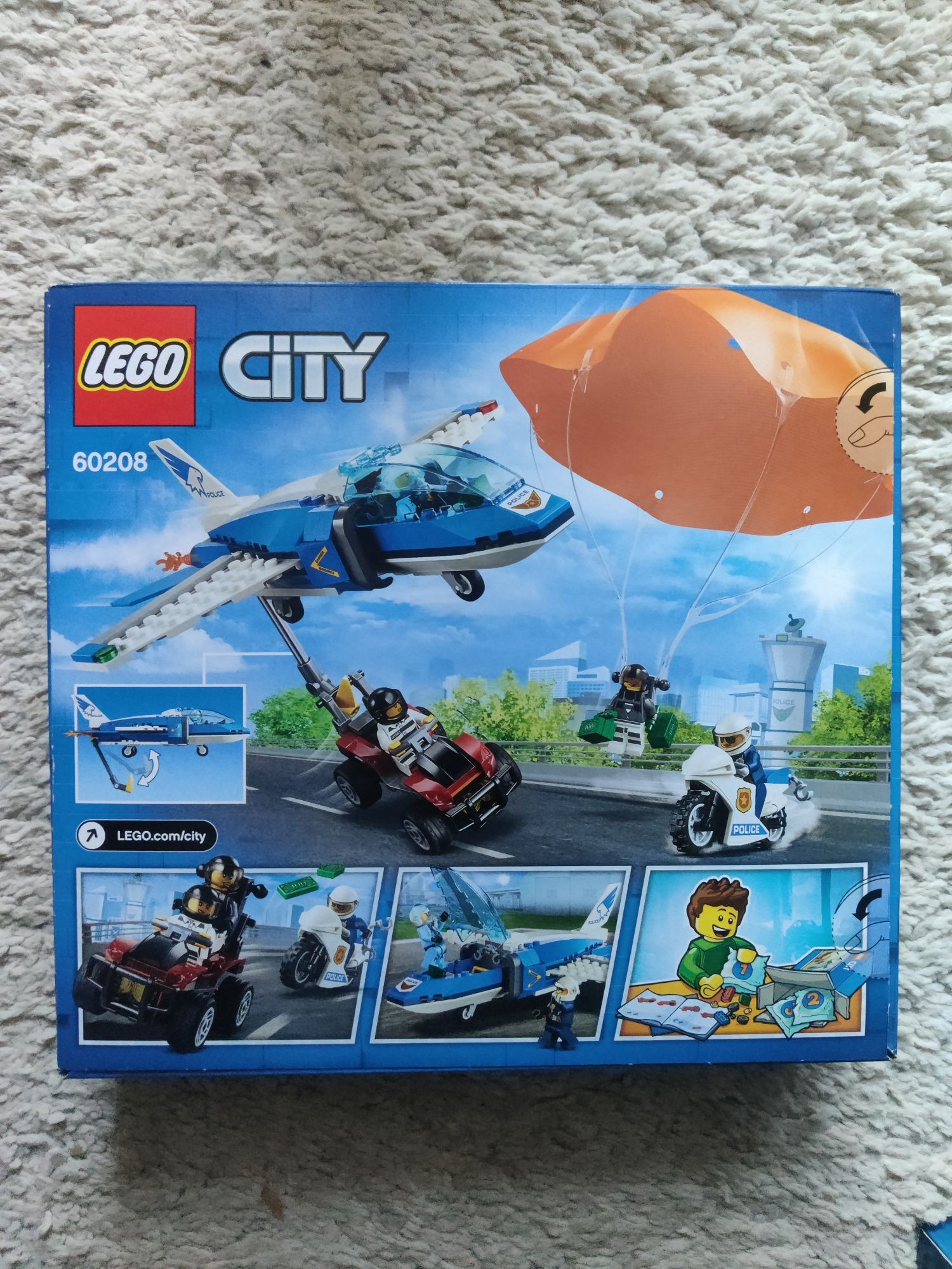 Lego City 60208 Aresztowanie spadochroniarza