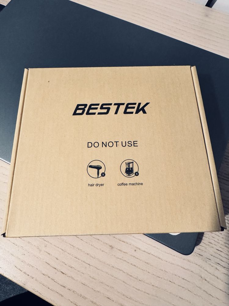 Nowy adapter napięcia BESTEK 100V/240V z USB, do urządzeń z Japonii!