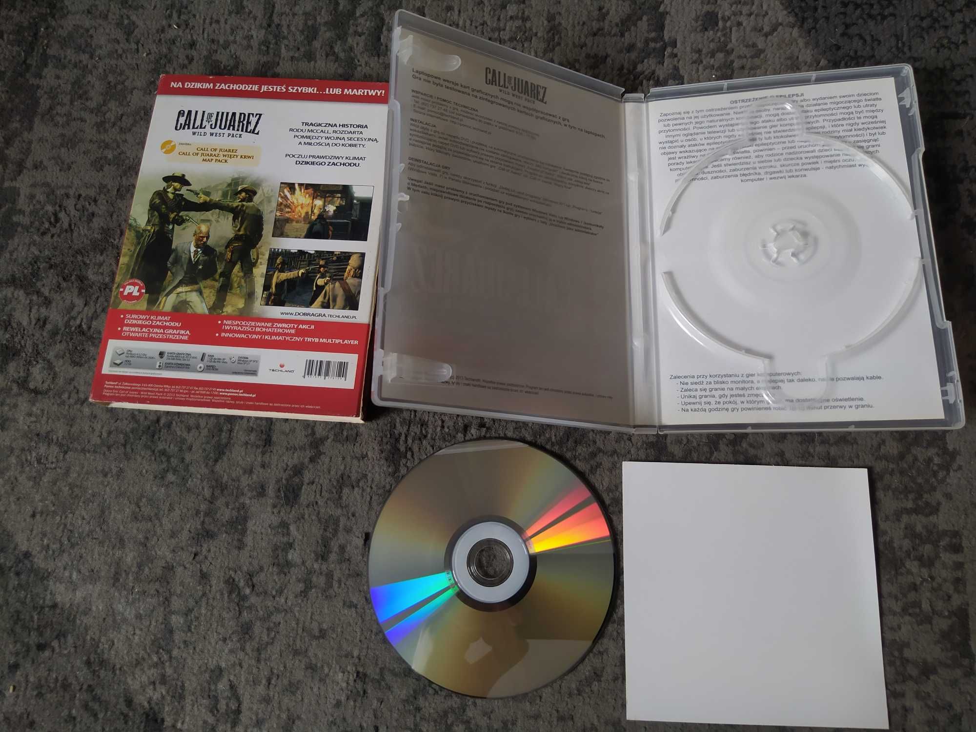 Call of Juarez Wild West Pack 1 2 DVD PC PL