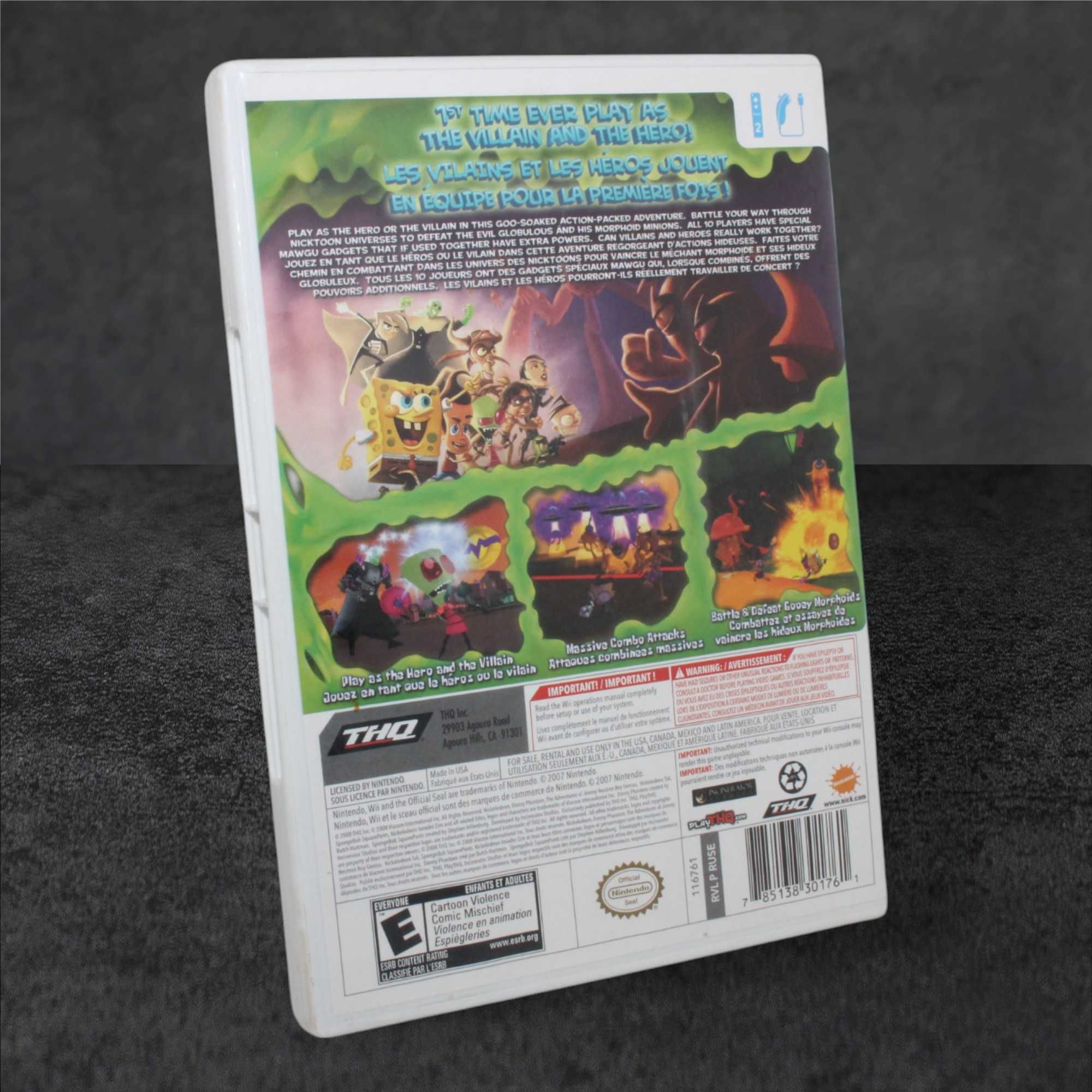 NTSC SpongeBob Globs of Doom Wii GameBAZA