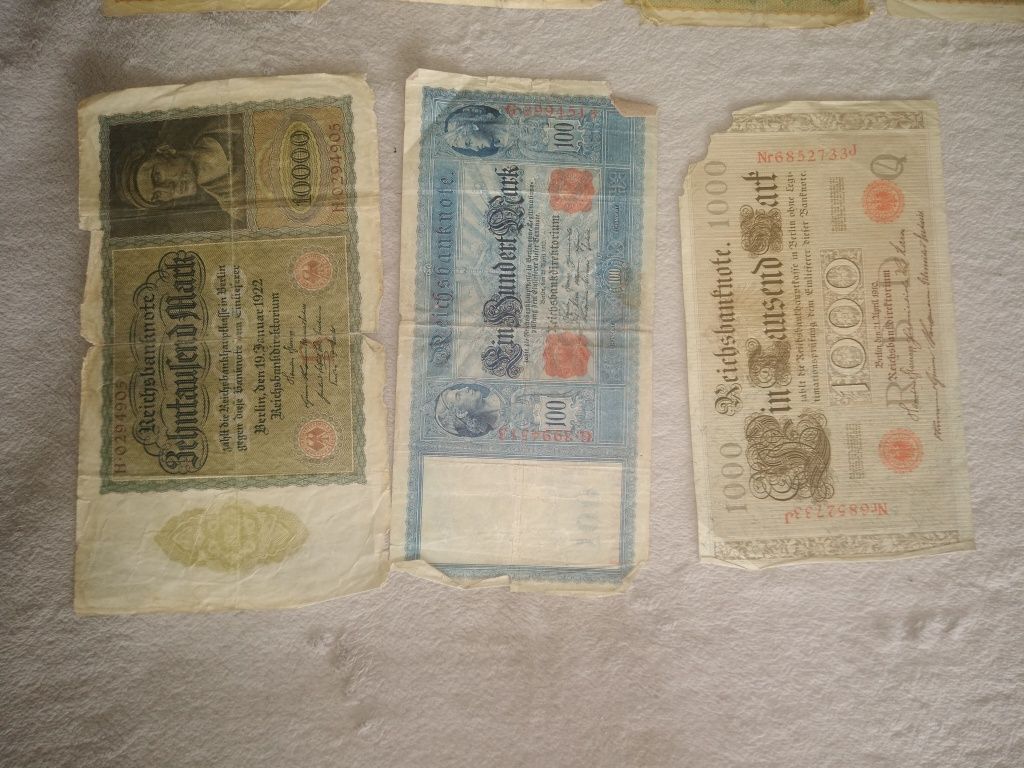 Stare niemieckie banknoty