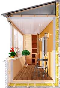 Обшивка/отделка балконов