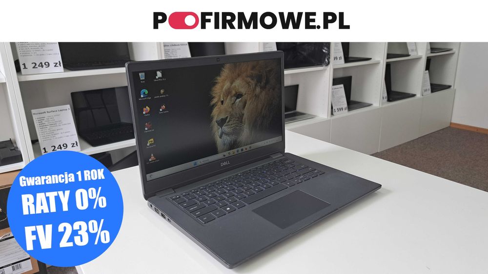 Wydajny Dell Latitude 3410 i7-10gen 16GB 256SSD IPS FHD Kamera Klasa A