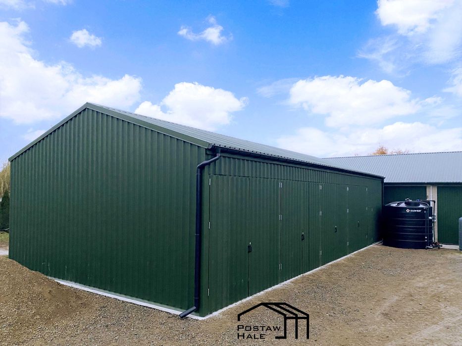 Hala stalowa OCYNKOWANA blaszana 25x12x4 wiata garaż NOWA postawhale
