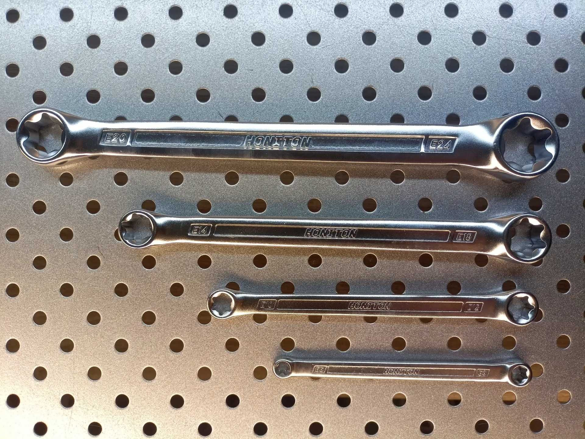 klucze TORX E6 X E8 E10 X E12 E14 X E18 E20 X E24 Klucze płaskie TORX