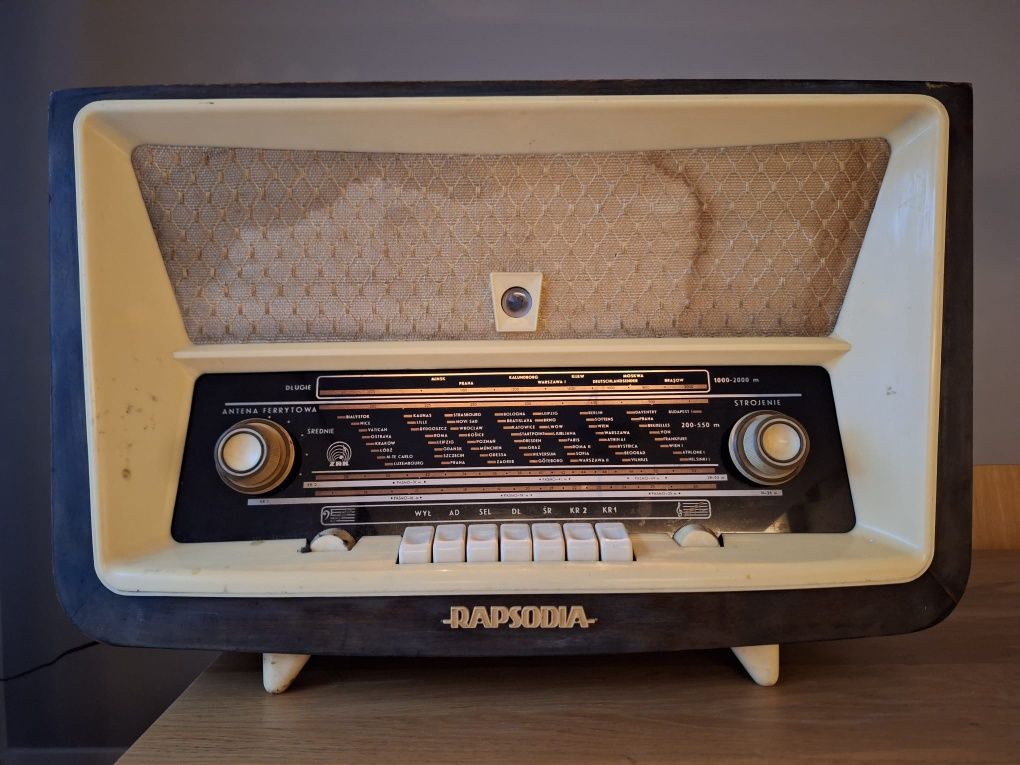 Radio lampowe Rapsodia , Tatry 3281  ZRK