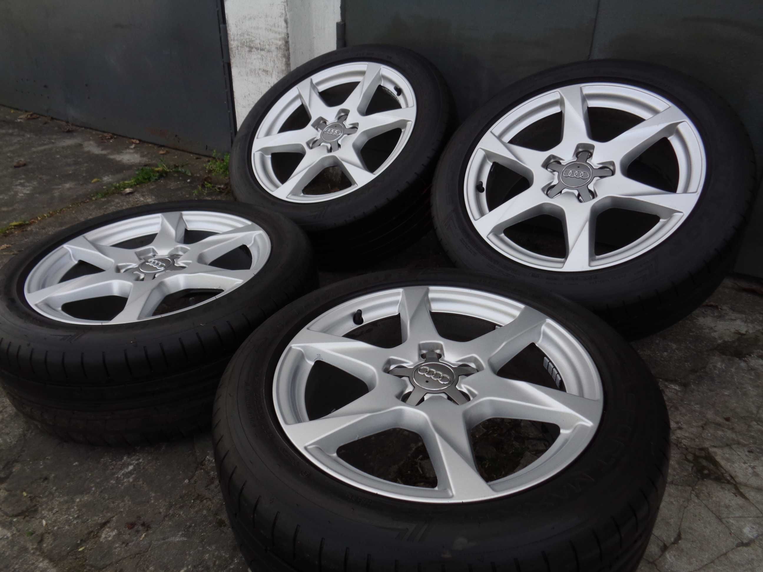 Felgi AUDI 17 cali 5x112 VW Seat Skoda Mercedes opony letnie 225/50R17