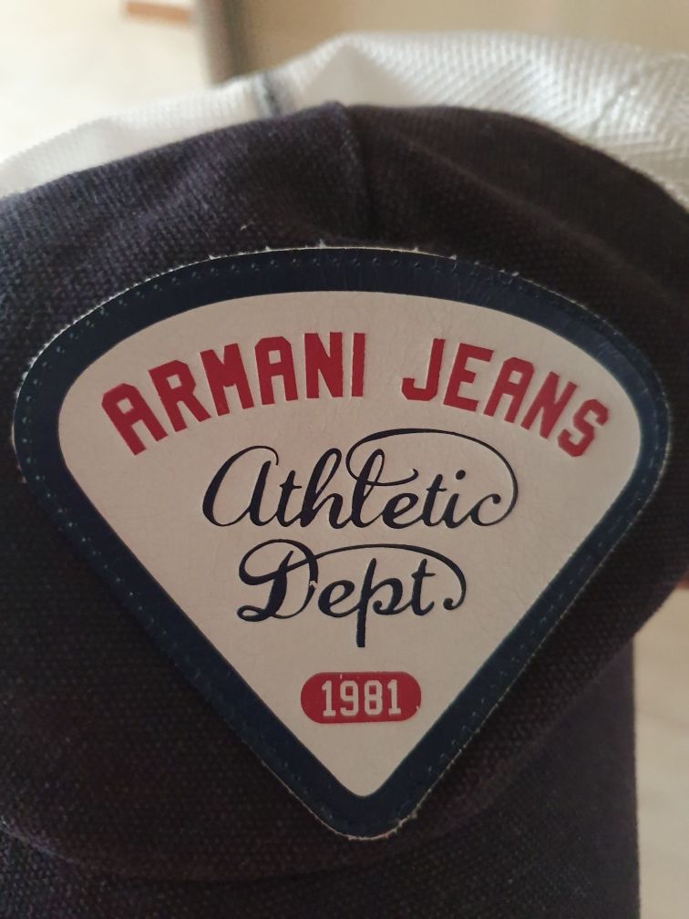 Czapka z daszkiem basebolówka Armani Jeans