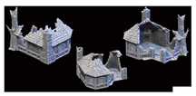 Ruined Alchemist's House - tereny, domki do gier bitewnych druk 3D FDM