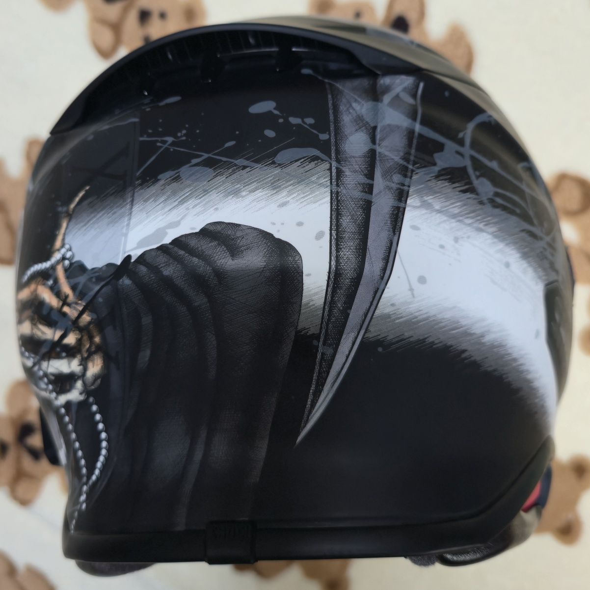 Kask SHOEI NXR2 TC-5 FAUST *L +interkom cardo packtalk edge+szyba foto