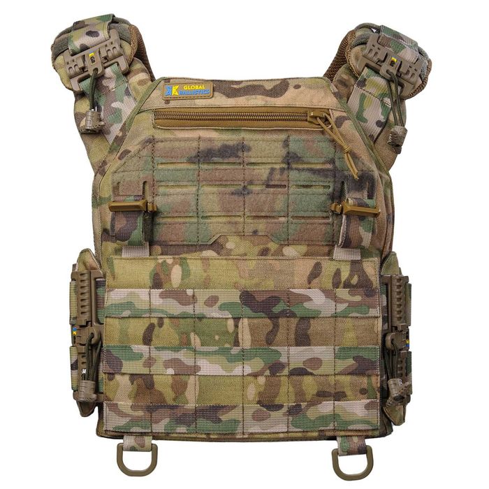 Плитоноска MOLLE Cordura 1000D супер міцна без підсумків мультикам зсу