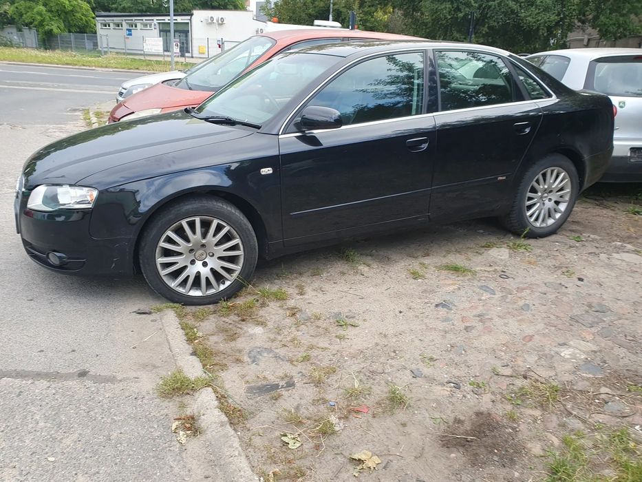 Anglik A4 B7 S-line 2.0 benz.ALT tiptronic lak LZ9Y silnik skrzynia błotnik prawy lewy maska klapa drzwi szyba zderzak