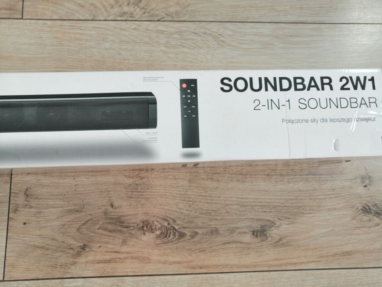 Soundbar 2w1 sterowanie z pilota bluetooth 5.0 2 głośniki