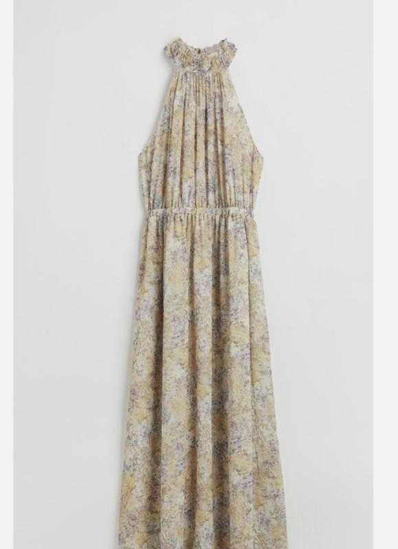 Сукня h&m холтер відкриті плечі чайне
H&M 42/XL/50 40/L/48