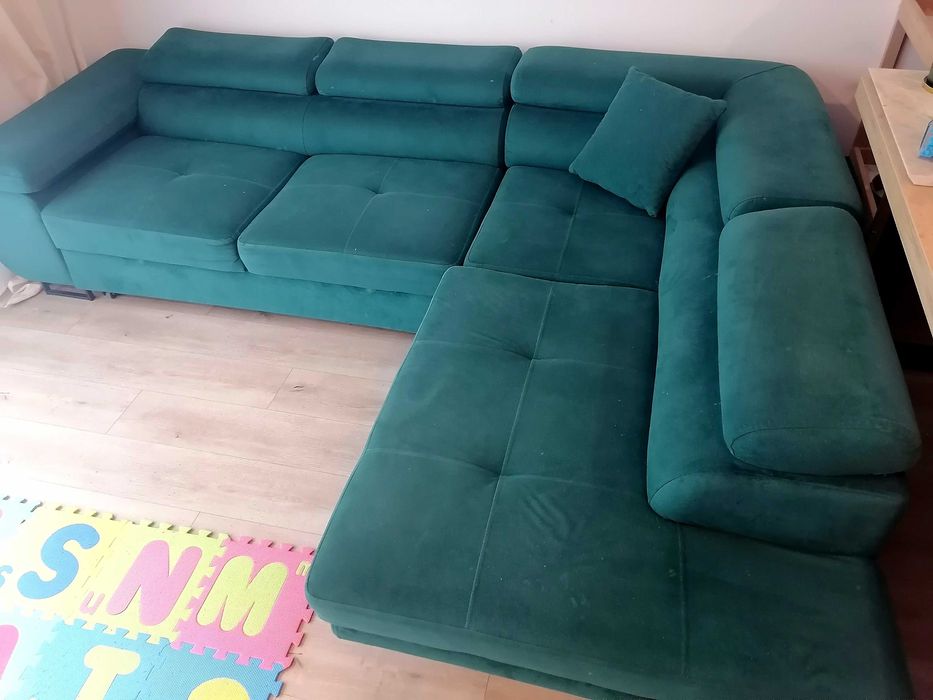 Narożnik z funkcją spania