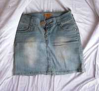 denim skirt firmową dżinsowa g&t spódniczka damska spódnica jeansowa