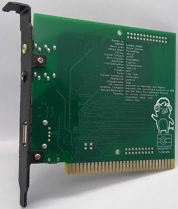 PicoGUS V2.0 mod. Звуковая карта для ретро PC