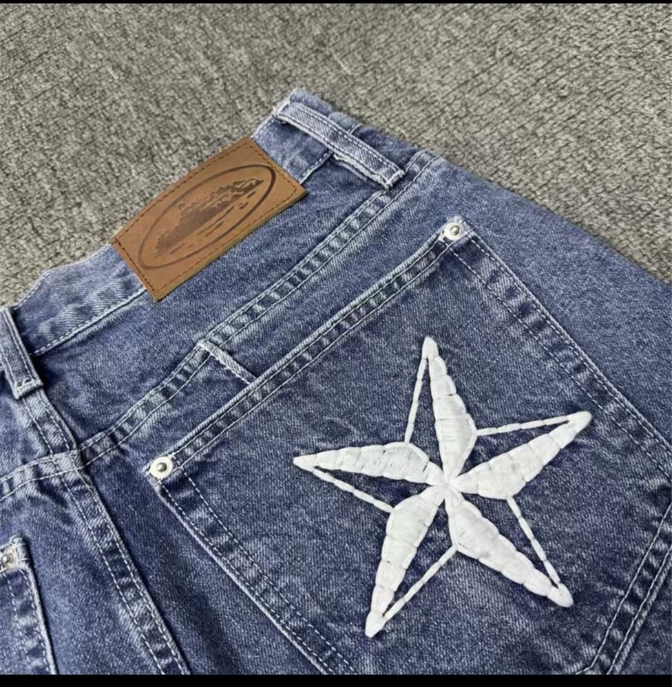 В УкраїніДжинсові Шорти кортез, Short corteiz,Corteiz,Nike,Найк,Кортез
