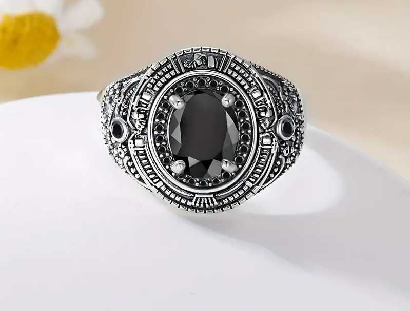 925 Срібне кільце з овальним вирізом