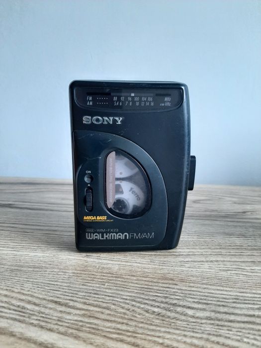 SONY WALKMAN WM-FX23_MEGA BASS radio /nowe paski.